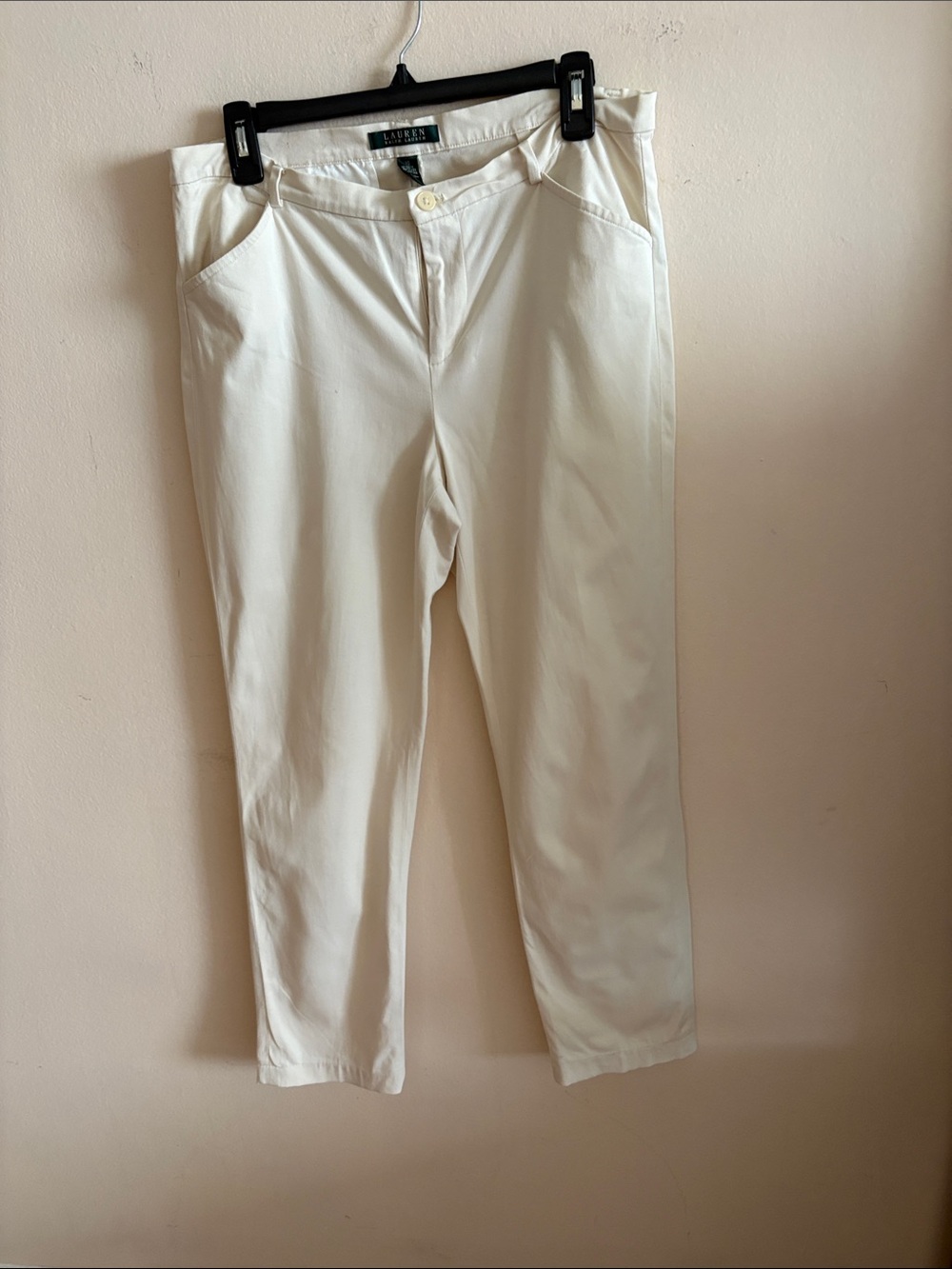 Ralph Lauren Cream Skinny Jeans